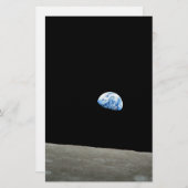 Papeterie la terre de l'univers lune (Devant / Derrière)