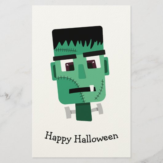 Papeterie La tête du monstre Frankenstein (Devant)