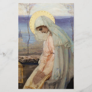 Papeterie « La Vierge Marie » par Mikhail Nesterov