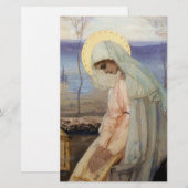 Papeterie "La Vierge Marie" par Mikhaïl Nesterov (Devant / Derrière)