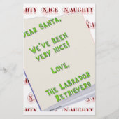 Papeterie Labrador Naughty et Nice (Devant)