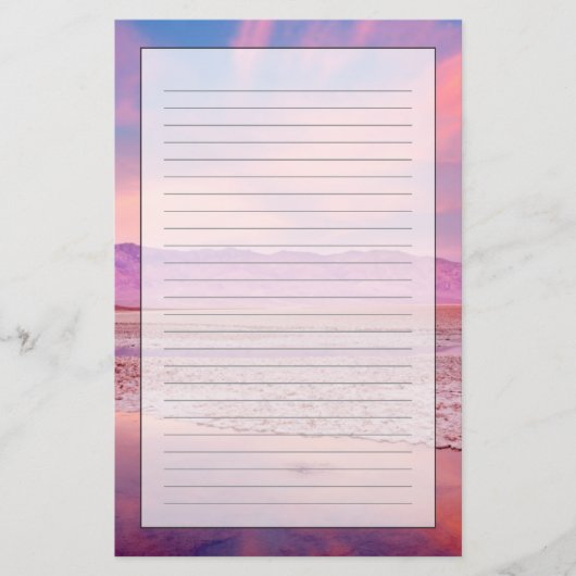 Papeterie Lac Death Valley water (Devant)