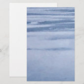 Papeterie Lac gelé Abstrait (Devant / Derrière)