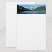 Papeterie Lac Mendenhall dans Juneau Paysage de l'Alaska (Devant / Derrière)