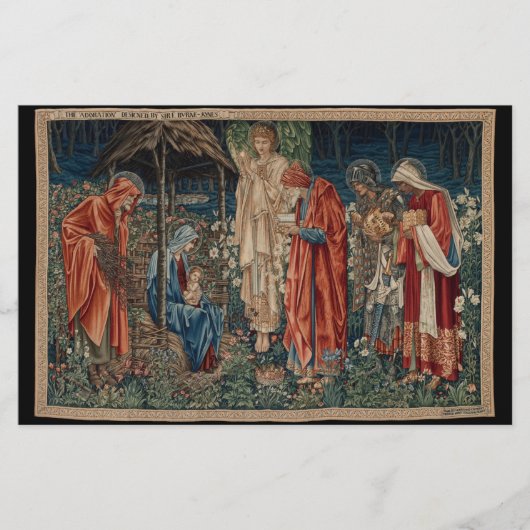 Papeterie L'Adoration des Mages (par Edward Burne-Jones) (Devant)