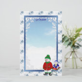 Papeterie Laisser neiger (Debout devant)