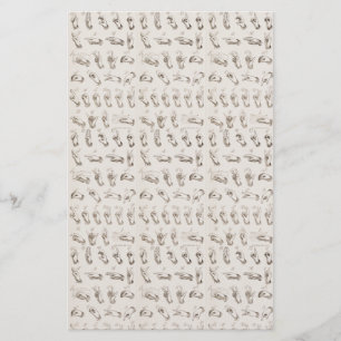 Papeterie Langue des signes vintage ASL Cadeau de Noël