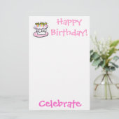 Papeterie l'anniversaire, célèbrent, joyeux anniversaire ! (Debout devant)