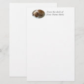 Papeterie Lapin à oreilles de la Hollande Lop stationnaire (Devant / Derrière)