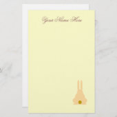 Papeterie Lapin Brown (Devant / Derrière)