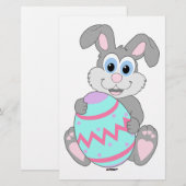 Papeterie Lapin de Pâques (Devant / Derrière)