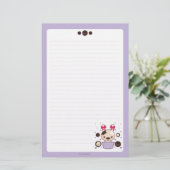 Papeterie Lapin de truffe de biscuit et de crème (Debout devant)