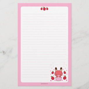 Papeterie Lapin de truffe de chocolat d'Apple