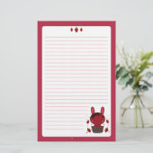 Papeterie Lapin de truffe de chocolat de piment (Debout devant)