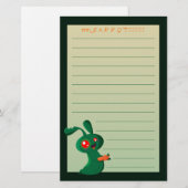Papeterie Lapin de zombi (Devant / Derrière)