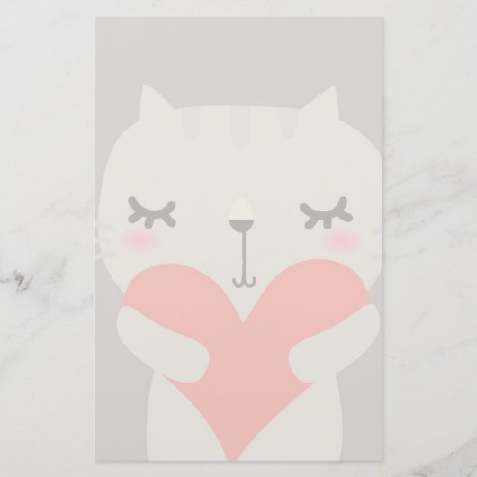 Papeterie Lapin mignon avec amour (Devant)