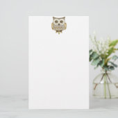 Papeterie large de hibou de yeux (Debout devant)