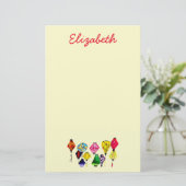 Papeterie L'art coloré de la lanterne chinoise (Debout devant)