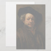 Papeterie L'art de l'auto-portrait de Rembrandt van Rijn (Devant / Derrière)