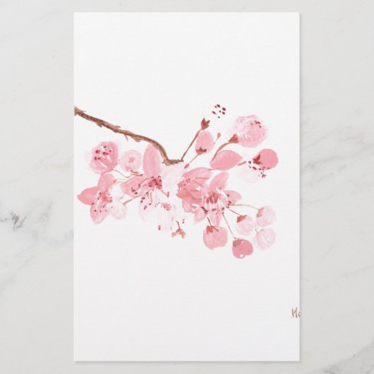 Papeterie l'art en fleurs de cerisier (Devant)