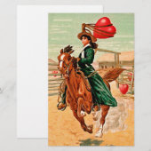 Papeterie Lasso mon coeur Vintage Valentine (Devant / Derrière)