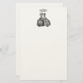 Papeterie Le bal d'Halloween (Devant / Derrière)