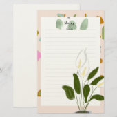 Papeterie Le bonheur de la femme du Bloc-notes (Devant / Derrière)