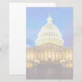 Papeterie Le capitol des Etats-Unis à l'heure bleue (Devant / Derrière)