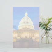 Papeterie Le capitol des Etats-Unis à l'heure bleue (Debout devant)
