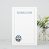 Papeterie Le casse-cou de raton laveur | ajoutent votre nom (Debout devant)