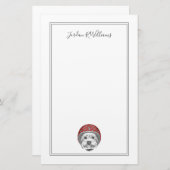 Papeterie Le casse-cou de Yorkshire Terrier | ajoutent votre (Devant / Derrière)