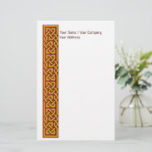 Papeterie Le Celtic rempli par fantaisie noue l'or (Debout devant)