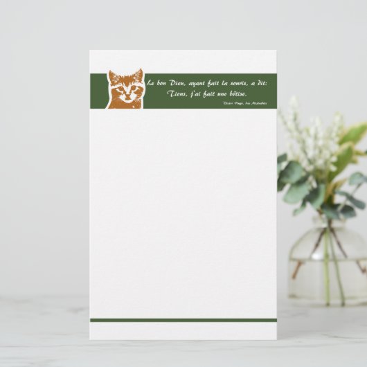 Papeterie : Le Chat (Debout devant)