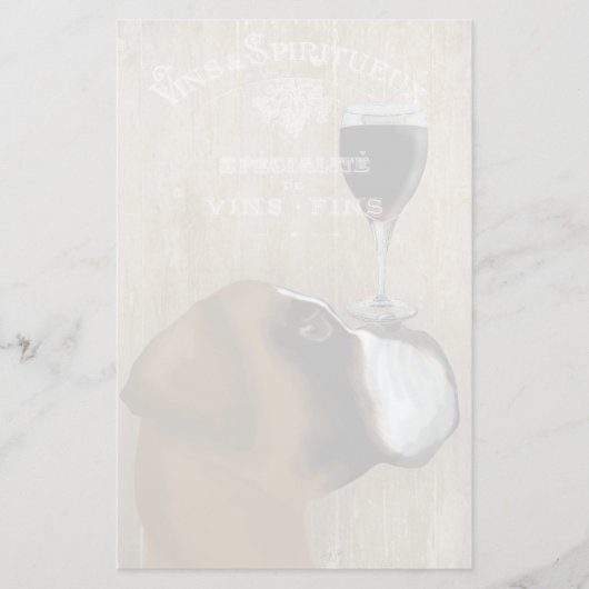 Papeterie Le chien au vin (Devant)