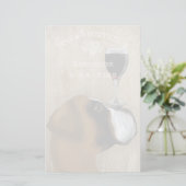 Papeterie Le chien au vin (Debout devant)