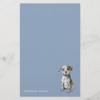 Le chiot mignon de pitbull dessinant | ajoutent