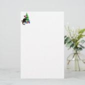 Papeterie Le Conversation Noir Avec Arbre De Noël (Debout devant)