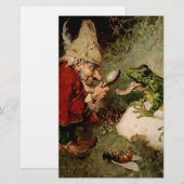 Papeterie "Le docteur Gnome inspecte la langue de la grenoui (Devant / Derrière)