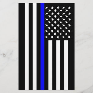 Papeterie Le drapeau américain mince de Blue Line