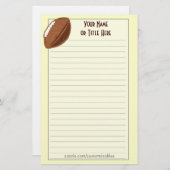 Papeterie Le football stationnaire (Devant / Derrière)