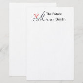 Papeterie Le futur Mme. - customisez les vôtres ! (Devant / Derrière)