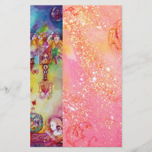 Papeterie Le JARDIN DES OMBRES PERDUES, or rose miroite