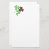 Papeterie Le jour de Partick de saint de trèfle de shamrock (Devant / Derrière)