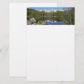 Papeterie Le lac Sprague II du parc national Rocky Mountain (Devant / Derrière)