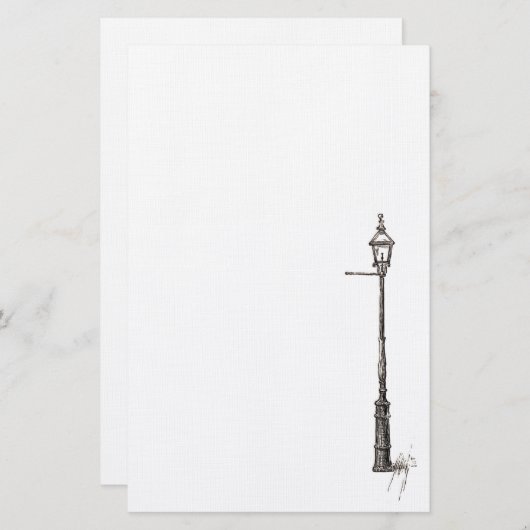 Papeterie Le lampadaire (Devant / Derrière)