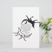 Papeterie Le loup qui nourrit (Debout devant)