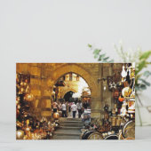 Papeterie Le marché Khan al-khalili (Debout devant)