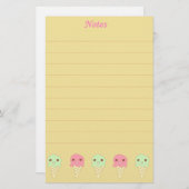 Papeterie Le mignon crème l'orange (Devant / Derrière)