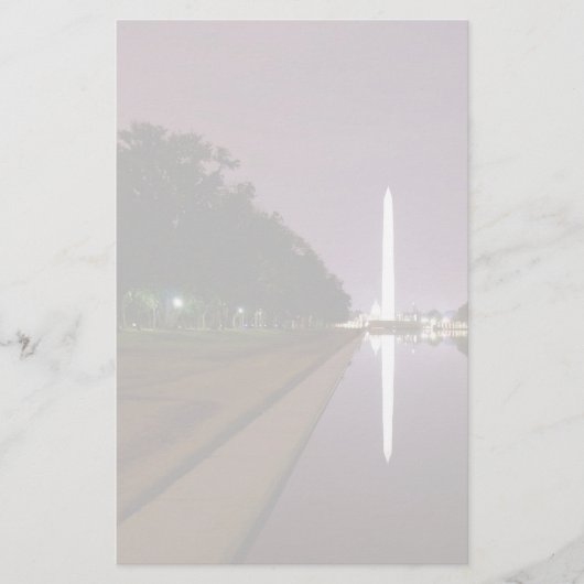 Papeterie Le monument de Washington (Devant)
