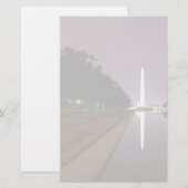 Papeterie Le monument de Washington (Devant / Derrière)